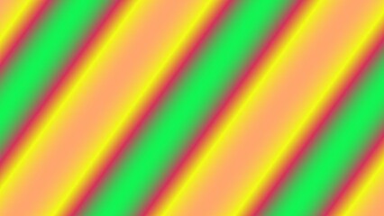 Diagonal gradient stripes in vibrant hues of peach, yellow, and green