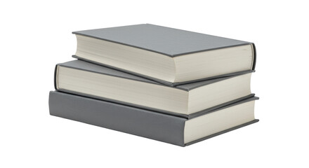 Isolated Stack of Books