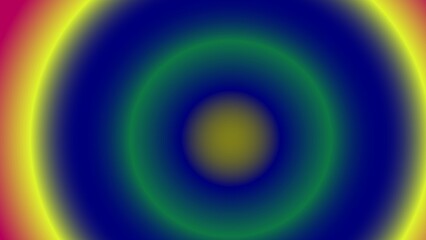 Concentric circles of vibrant, graduated color (11)