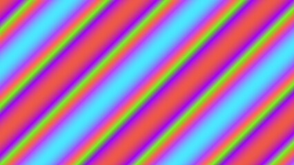 Diagonal gradient stripes in vibrant hues of red, blue, and green