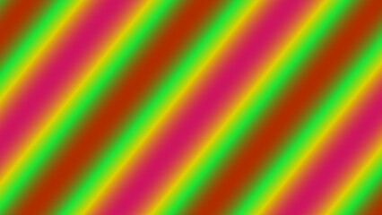Diagonal gradient stripes in vibrant hues of red, green, and yellow