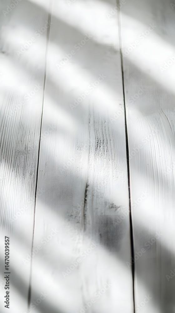 Poster a close up image of a weathered wooden surface with a striped pattern and soft natural shadow effect