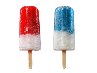 Colorful frozen treats for summer celebration and enjoyment