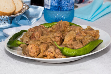 roasted chicken with vegetables