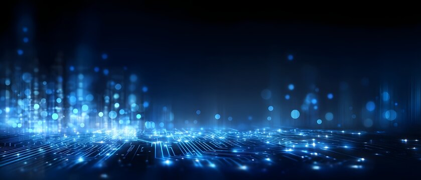 Vibrant abstract digital background with futuristic technological elements and a corporate business oriented aesthetic