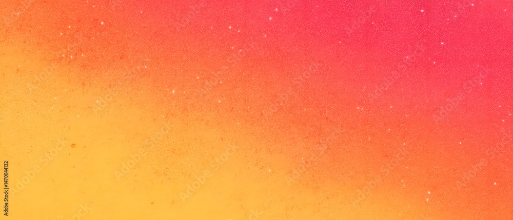 Poster striking abstract background featuring a vibrant gradient blend of warm red and yellow tones with a 