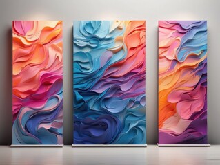 "Modern Blurred Background Collection: Colorful Gradient Templates for Posters, Banners, Flyers, and Cards - Vector Set"