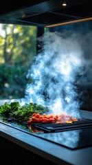 Cooking Vegetables, Smoky Flavor