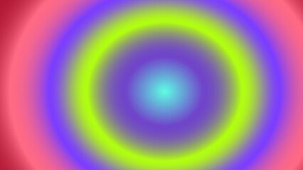 Concentric circles of vibrant, gradient hues (10)