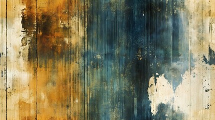 Obraz premium Abstract artwork with vertical brushstrokes and color variations.