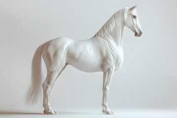 Obraz premium Elegant Andalusian Horse with Arched Neck