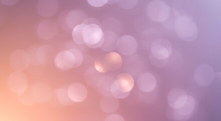 Fototapeta premium Abstract Pastel Pink and Purple Bokeh Background Soft Light Blurred Circles Romantic Texture
