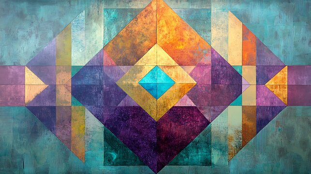 Abstract Geometric Art Pattern. (3)