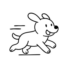 Dog Activity at home running