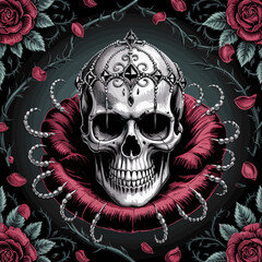 skull, skeleton, halloween, gothic floral pattern, gothic butterfly pattern, death pattern, gothic butterfly, medieval patterns, baroque pattern, gothic damask, skull background, gothic skull, damask,