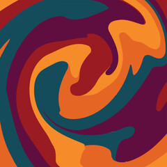 Bright and dynamic artistic composition showcasing vibrant colors in a swirling whirlpool-like pattern, evoking creativity and energy, ideal for modern designs, backgrounds, and artistic inspirations.