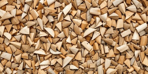 Wood Shavings Background Design Template