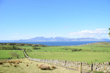 View of Arran from Bute, Scotland