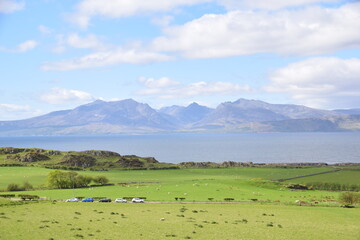 View of Arran from Bute, Scotland