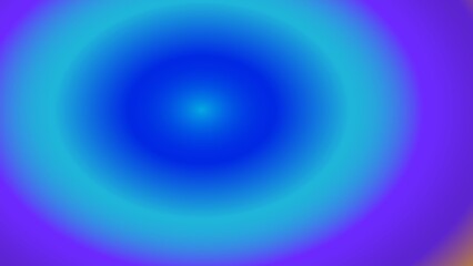 Concentric circles of vibrant blue, turquoise, and purple hues radiating from a bright center