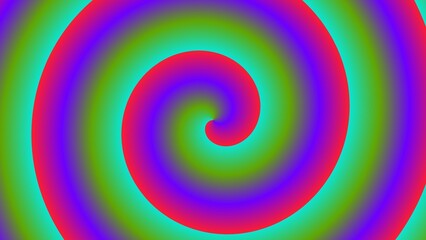 Hypnotic spiral of vibrant, multicolored gradients (3)