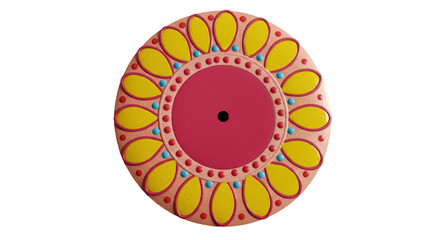 Isolated Decorative Round Plate