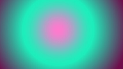 Circular gradient of teal, purple, and pink hues