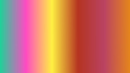 Vertical gradient of vibrant hues, transitioning smoothly from teal to red