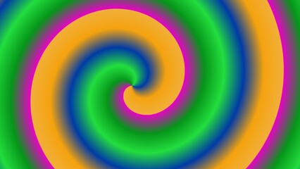 Hypnotic spiral of vibrant, swirling colors (18)