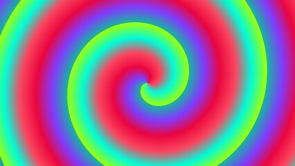 Hypnotic swirling rainbow spiral with vibrant color gradients (6)