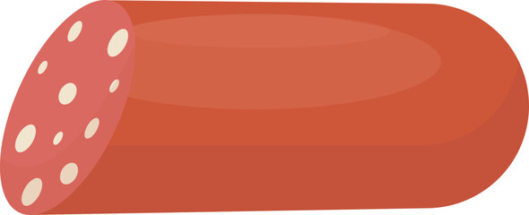 Processed Meat Cuts Graphic Illustration