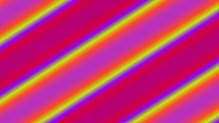 Diagonal gradient stripes in vibrant hues of purple, red, yellow, and green