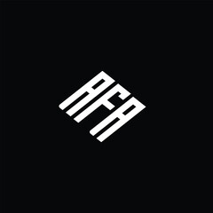 AFA logo AFA icon AFA vector AFA monogram AFAletter AFAminimalist AFAtriangle AFAflat Unique modern flat abstract logo design.