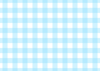 水色のチェック柄	
