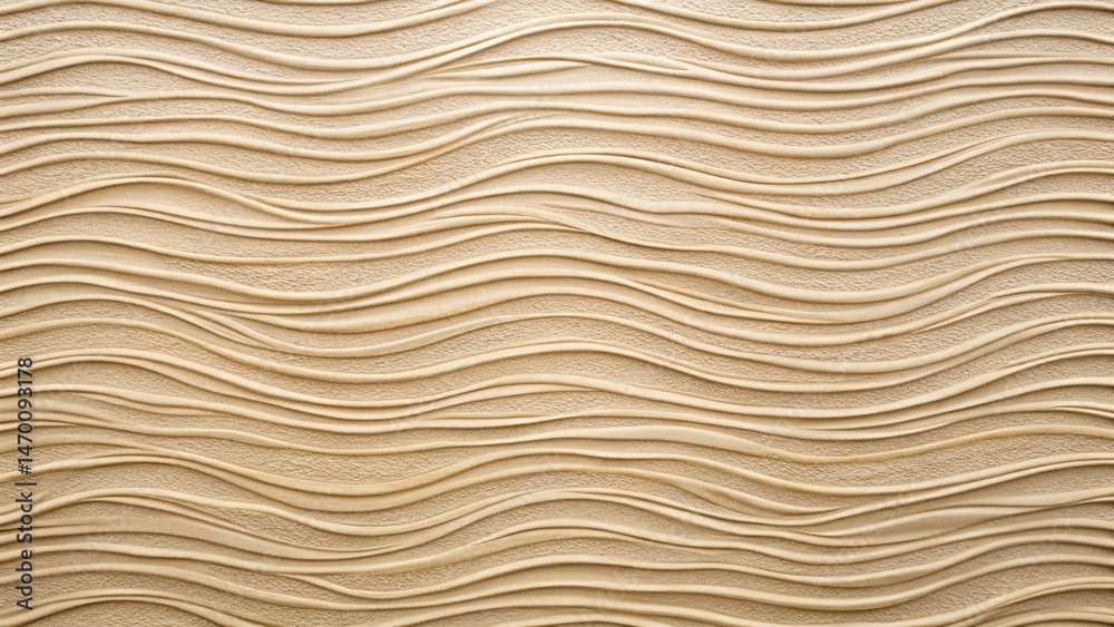 Poster subtle undulating beige texture a seamless wave pattern background for design projects