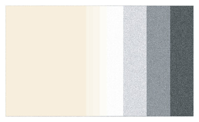 set of blank paper sheets isolated