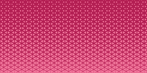 Pink Triangle Pattern Halftone Abstract Vector Geometric Technology Background. Triangle Halftone Texture. Minimal Stylish Dynamic Technology Wallpaper