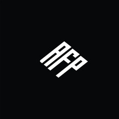 AFP logo AFP icon AFP monogram AFP minimalist Unique modern flat abstract logo design.