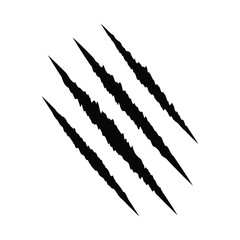 Intricate claw silhouette art