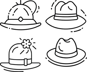 set of icons