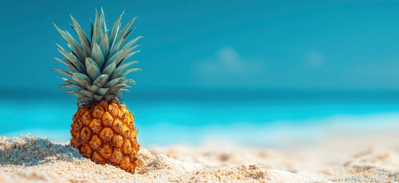 Pineapple on Beach