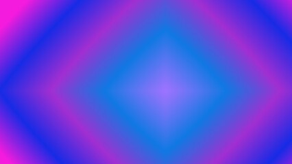 Vibrant blue and pink gradient diamond shape