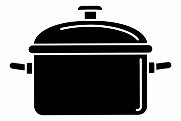 pressure cooker  silhouette vector