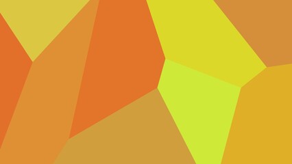 Abstract polygonal art with warm color palette