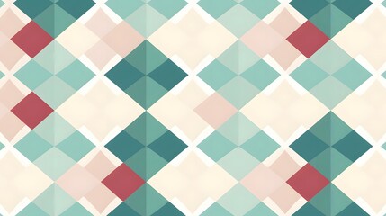Professional Seamless Rhombic Tartan Illustration Pattern for Various Uses