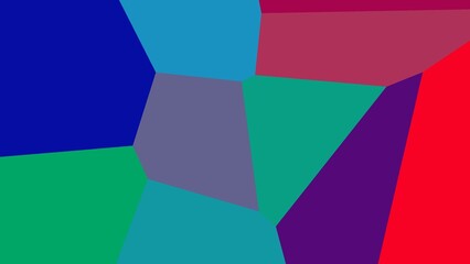 Abstract geometric artwork with vibrant, multicolored polygons (28)