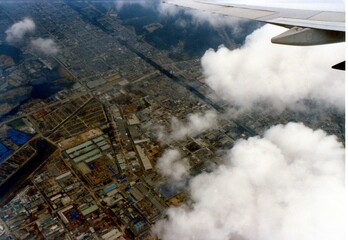 Areial view of South Korea