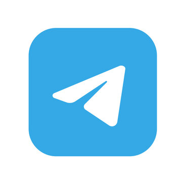 Telegram app logo design. Vector illustration.