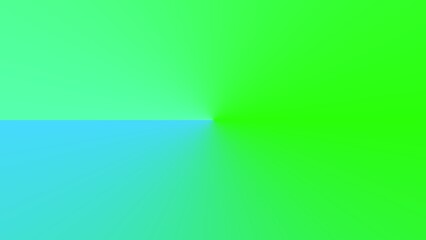 Gradient blend of light green, and cyan