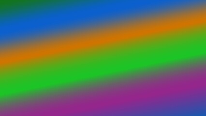 Diagonal gradient showcasing vibrant hues of blue, orange, green, and purple